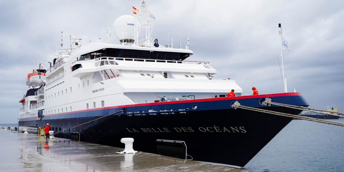 La Belle des Océans, de la compañía CroisiEurope, ha inaugurado la temporada de cruceros 2025 del puerto de Tarragona