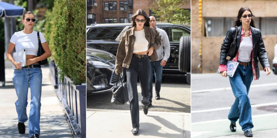 3 looks para llevar zapatos de papá con jeans como las expertas de moda en primavera 2025
