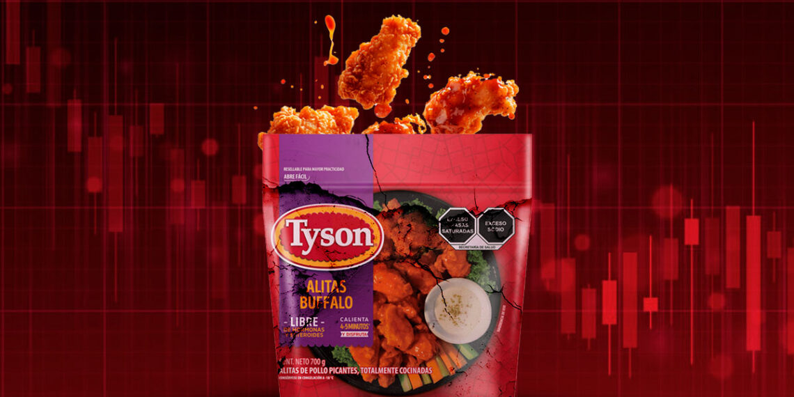 Alitas de Tyson Foods ‘vuelan’, pero la empresa no alcanza los estimados de ventas