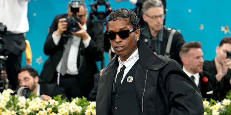 Like a True Dandy, ASAP Rocky Wore His Own Design to the 2025 Met Gala