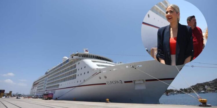 El exclusivo crucero Europa 2 arriba por primera vez a Mazatlán; impulsa el turismo internacional