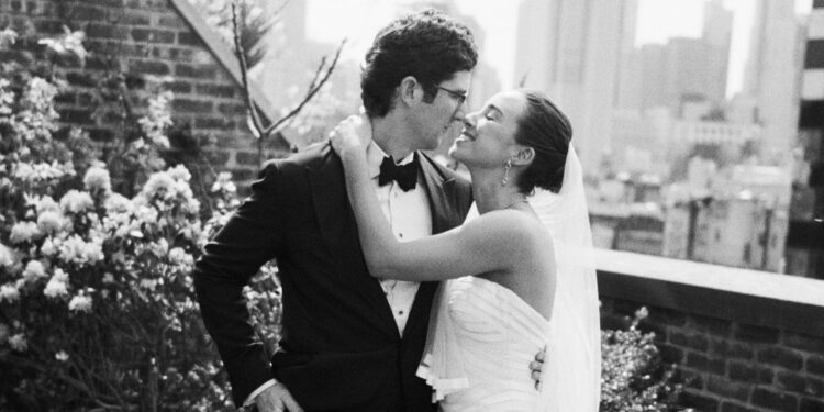 Emily Sundberg’s Wedding on a New York City Rooftop Felt Like “Heaven in the Clouds”