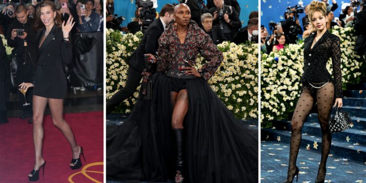 La tendencia que dominó la MET Gala 2025 fue el traje sin pantalones