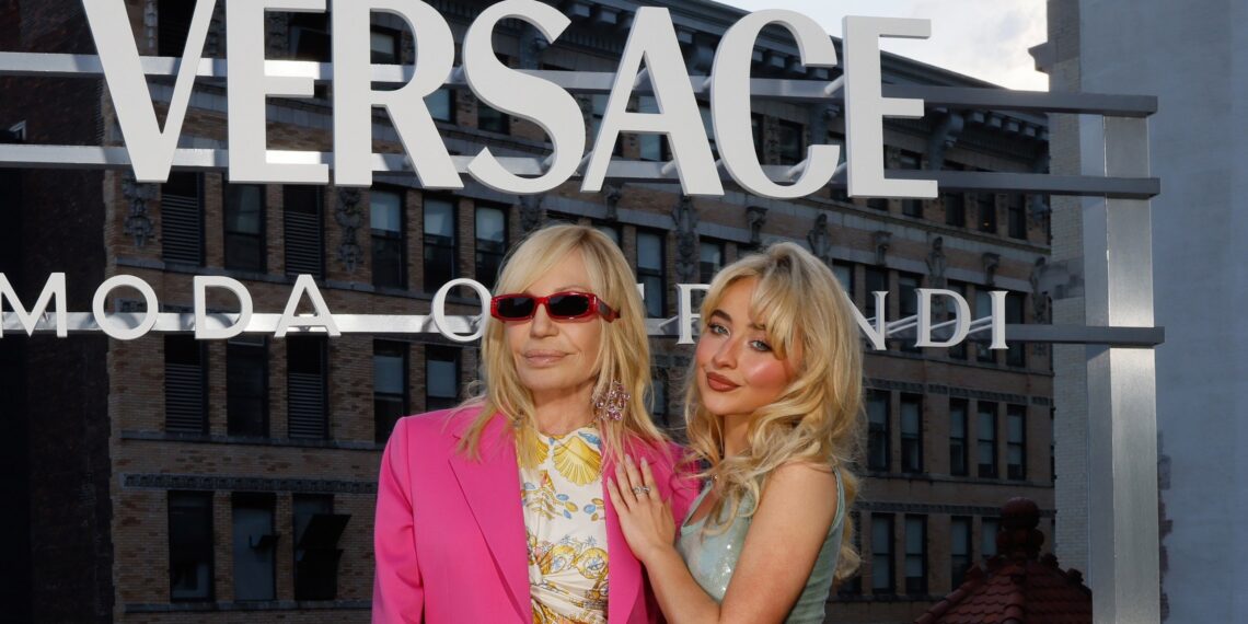 Sabrina Carpenter and Anne Hathaway Fete Versace’s Resort Capsule With Moda Operandi