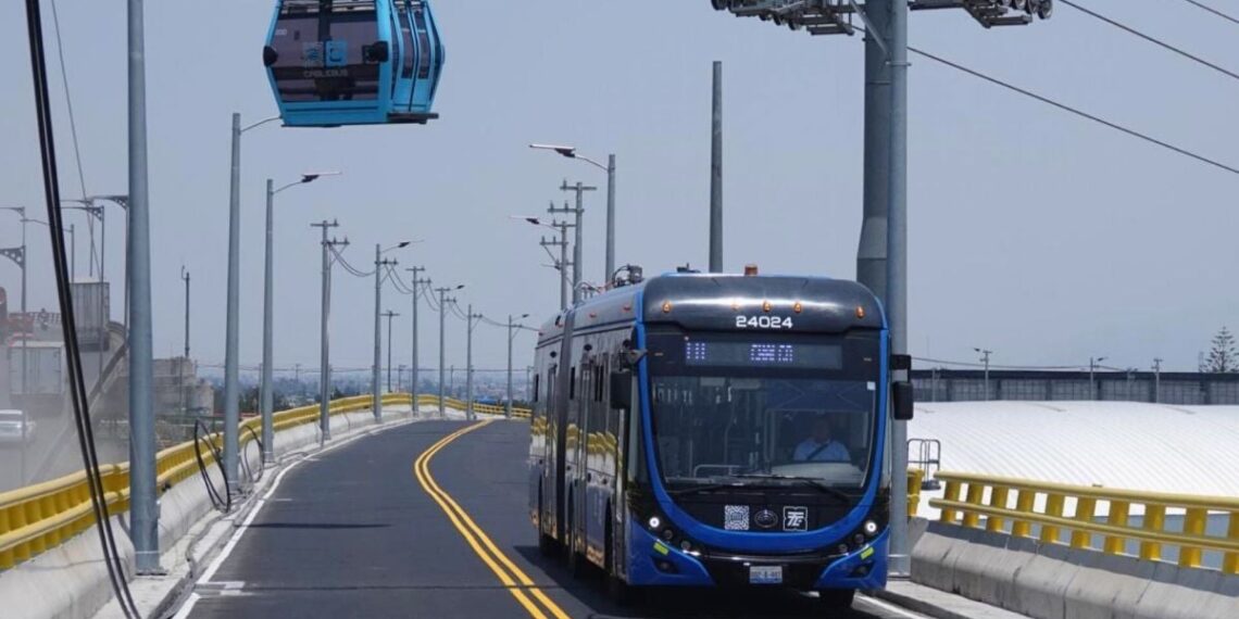 Trolebús Chalco-Santa Martha logra más de 200 mil viajes en una semana: Así funciona
