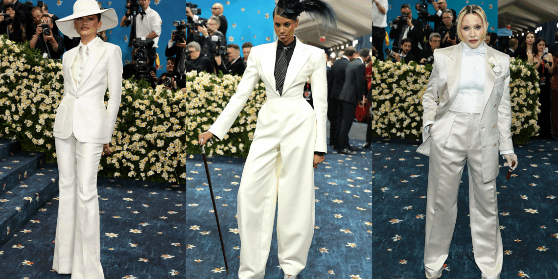 Zendaya, Madonna, Anna Sawai, and More Rock the White Suit Trend at the 2025 Met Gala