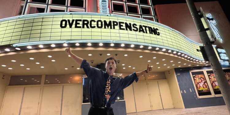 Why Was Benito Skinner Wearing A Portrait of John F. Kennedy at the Premiere of Overcompensating?