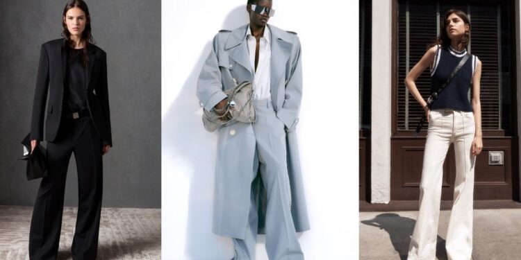 7 combinaciones de pantalones acampanados para llevar los 7 días de la semana en verano 2025