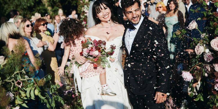 Inside Daisy Lowe’s “Wild and Romantic” Somerset Wedding to Jordan Saul