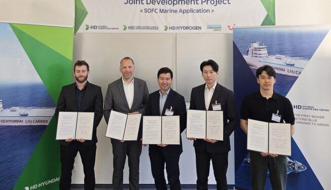 HD Hyundai acelera su entrada al mercado europeo con tecnología de pila de combustible para cruceros
