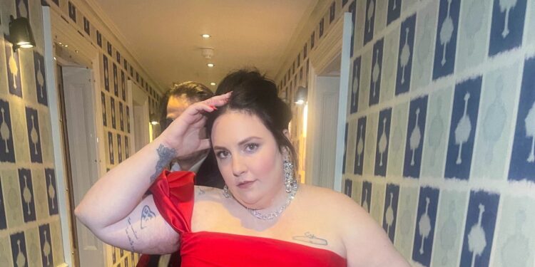 Lena Dunham Is Living Her Botticelli Meets British Icon Nigella Lawson Fantasy