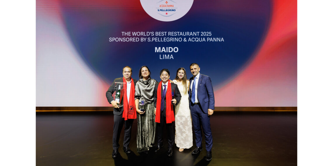 MAIDO, LIMA, ES NOMBRADO NO.1 EN LA LISTA THE WORLD'S 50 BEST RESTAURANTS 2025