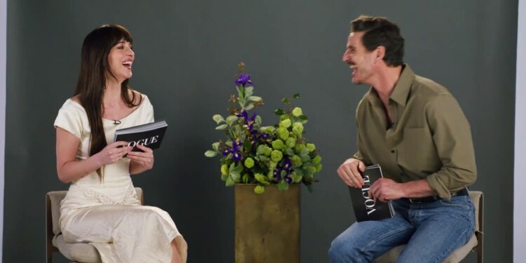 ‘Materialists’ Stars Dakota Johnson and Pedro Pascal Debate the Virtues of Pizza vs. Pasta in the Latest Edition of ‘Off the Cuff’