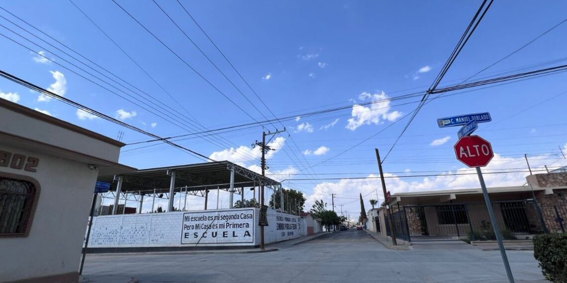 Municipio reabre circulación en el crucero de las calles Comonfort y Doblado tras colocación de concreto hidráulico