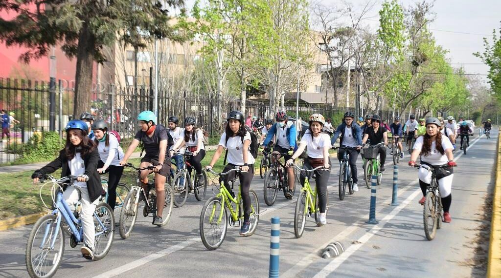 Santiago duplica viajes en bicicleta