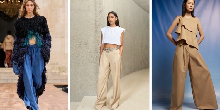 7 pantalones wide leg que están de moda en verano 2025 para llevar con zapatos de tacón