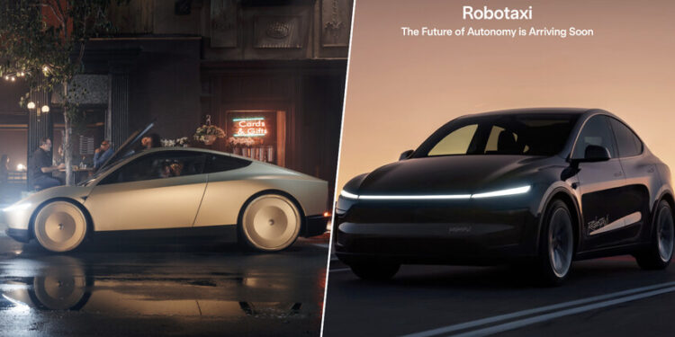 Tesla prometía tener un robotaxi sin humanos, pedales ni volante. Sus primeros viajes los ha hecho con humanos, pedales y volante