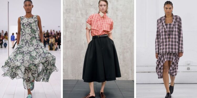 7 ideas para llevar mocasines con faldas y vestidos en verano 2025