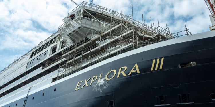 Explora Journeys avanza en la construcción de su flota con la salida a flote de su tercer crucero