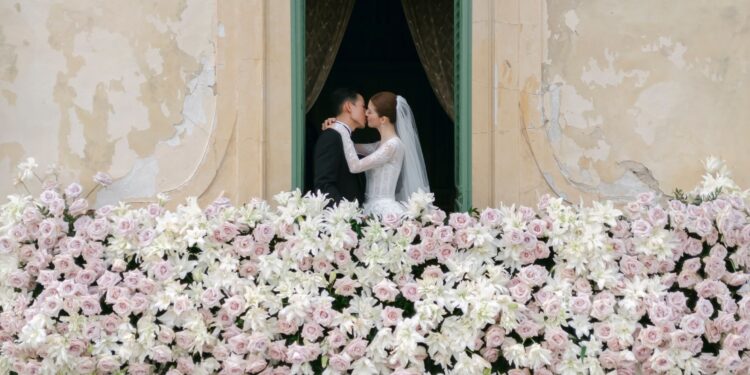 Lights, Camera, I Do! Karena Ng and Brian Sze’s Wedding in Tuscany Was an Ode to Old Hollywood