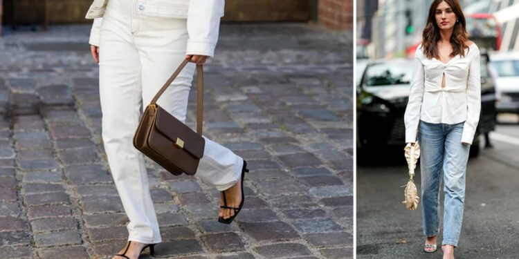 Cómo llevar mom jeans con sandalias elegantes en verano 2025