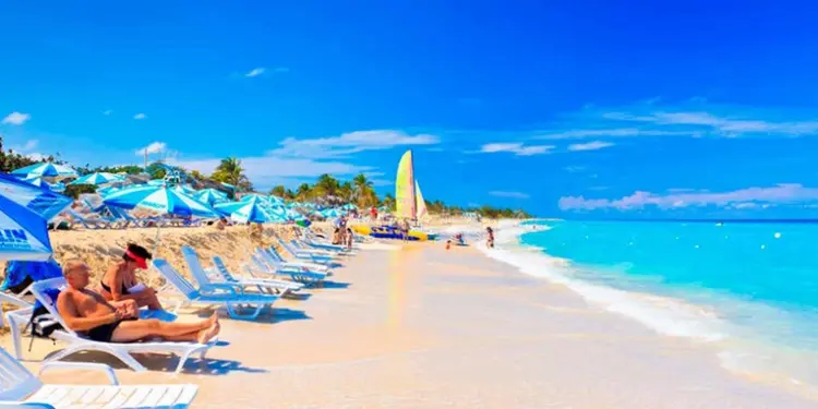 playa Varadero, Cuba, industria turística, turismo