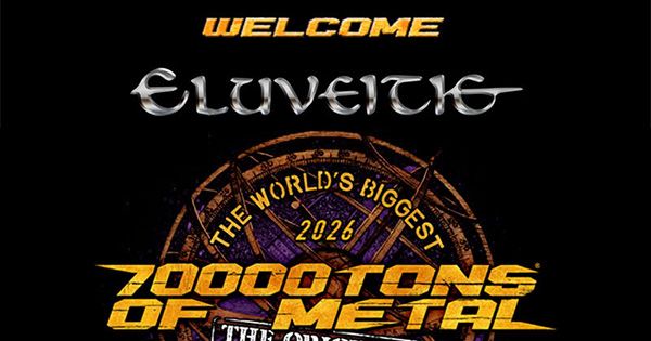 70000TONS OF METAL confirma a Eluveitie, Insomnium o Kamelot entre las nuevas incorporaciones al cartel de 2026 del crucero metalero más grande del mundo