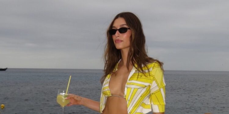 Hailey Bieber Makes a Bid for the Trend—and Fruit—of the Season