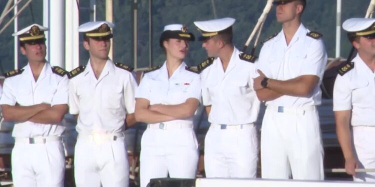 La Princesa Leonor hace la penúltima escala de su crucero de instrucción