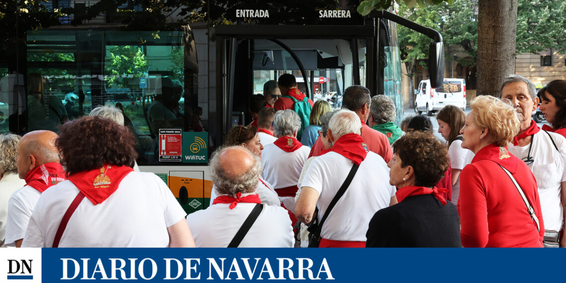 La huelga reduce los viajes en villavesa de 2 a 1,5 millones durante los Sanfermines