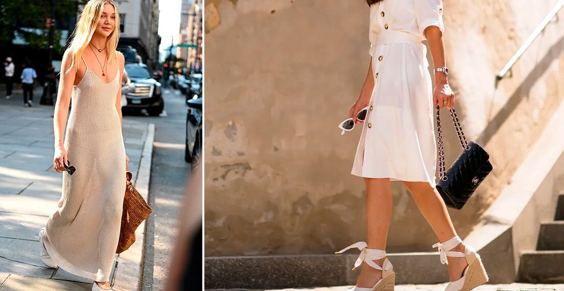 Las alpargatas boho más elegantes para llevar con vestidos en verano 2025