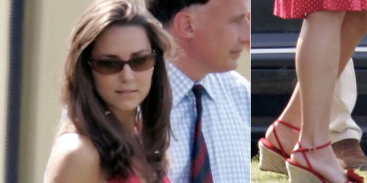 Kate Middleton llevó en los 2000 las alpargatas rojas que son tendencia en verano 2025