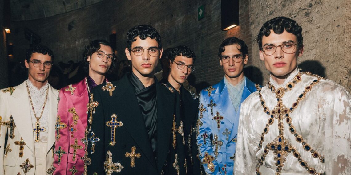 Haute Priests—Dolce & Gabbana Present Their Alta Sartoria at Rome’s Castel Sant’Angelo