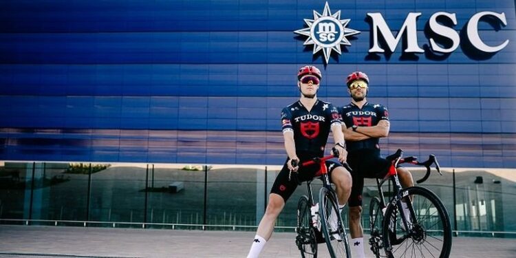 MSC Cruceros se convierte en socio principal oficial de Tudor Pro Cycling