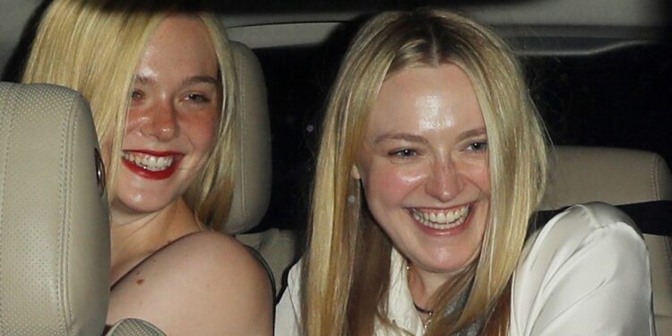 Elle and Dakota Fanning’s Sister Night Out Is All Smiles and Easy, Breezy Summer Style