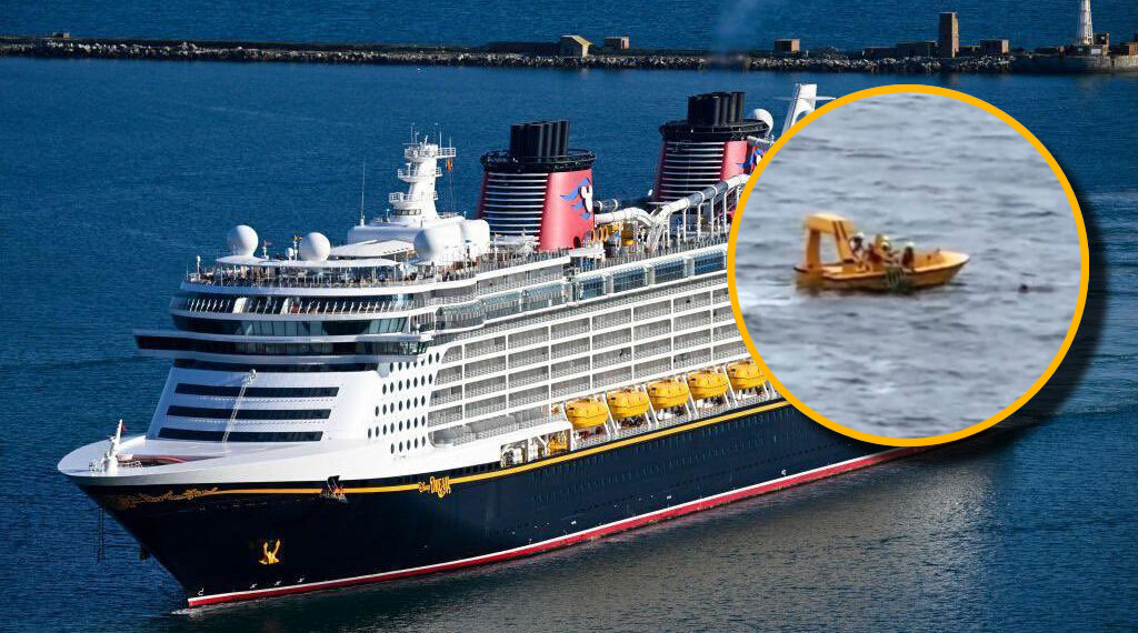 Padre saltó de un crucero de Disney para salvar a su hija que cayó al mar