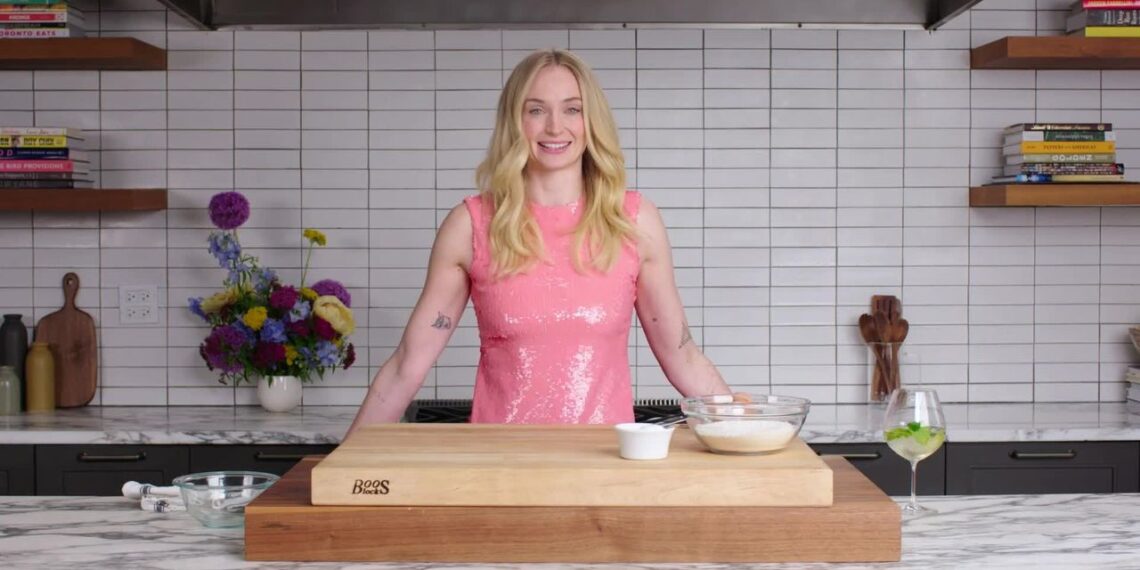 Sophie Turner Talks Motherhood and Reuniting With ‘Game of Thrones’ Co-Star Kit Harington—All While Making Parmesan Pasta