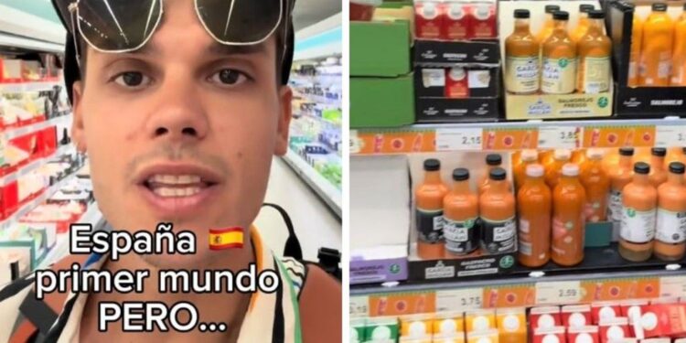 Un argentino de viaje por España, indignado por lo que no encuentra en los supermercados de nuestro país: «Primer mundo pero...»