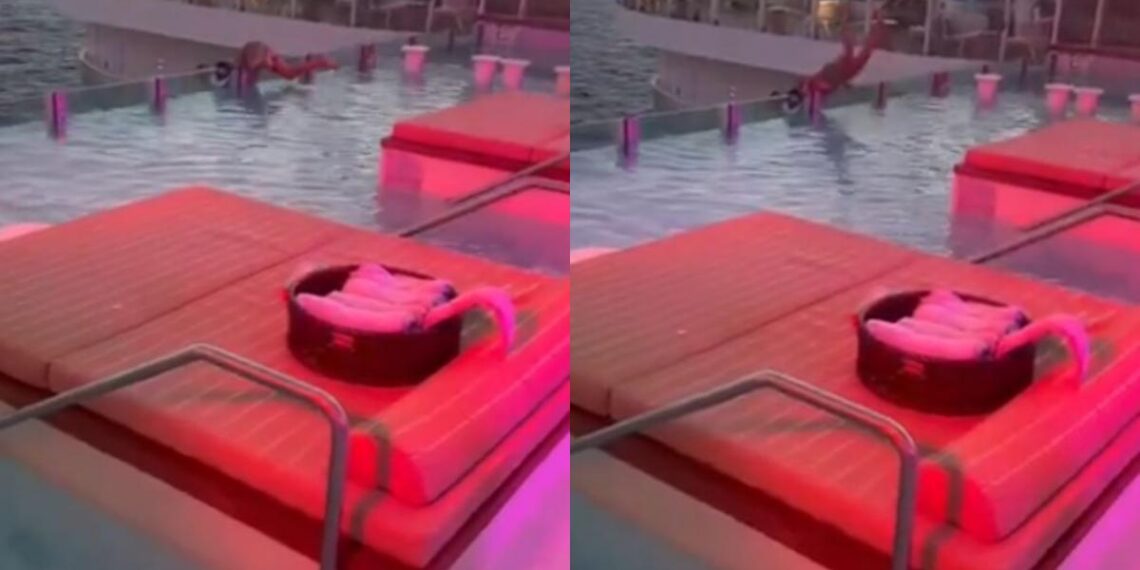 Una persona cae al mar desde el crucero más grande del Royal Caribbean tras hacer gestos obscenos a la tripulación