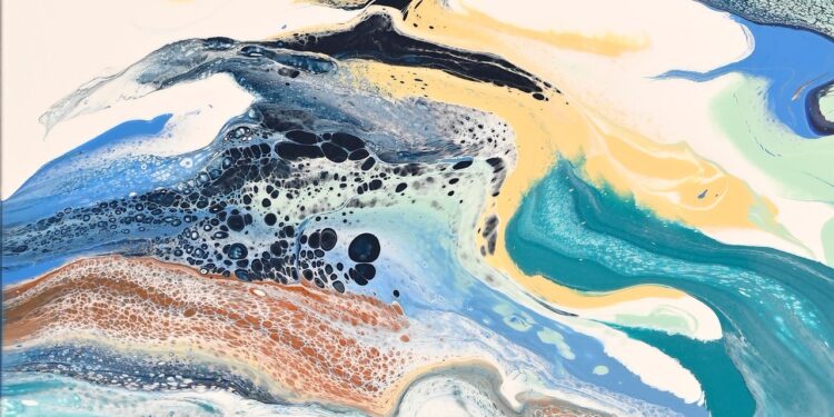 Marjorie Pollack llevó el alma del océano a Miami Swim Week 2025 con sus pinturas