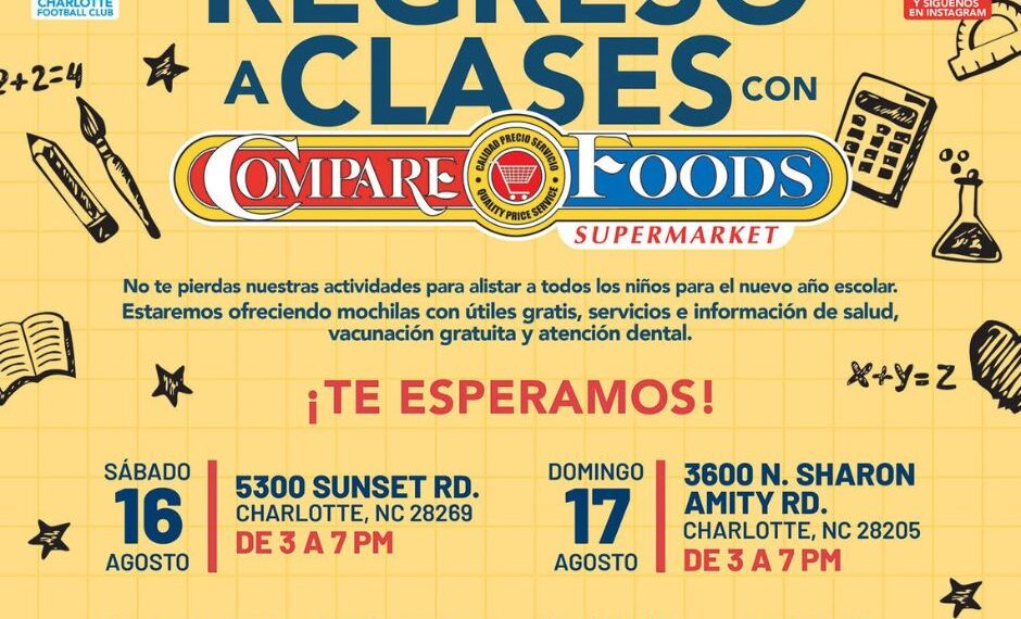 Vuelta al colegio con Compare Foods