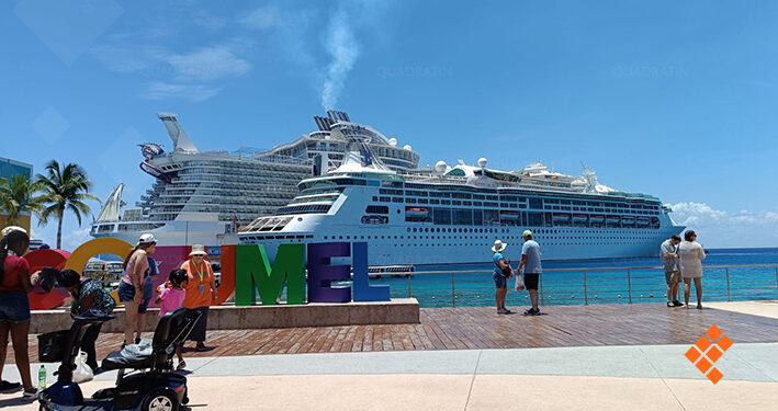 Llegan a Cozumel 62 mil turistas de cruceros esta semana