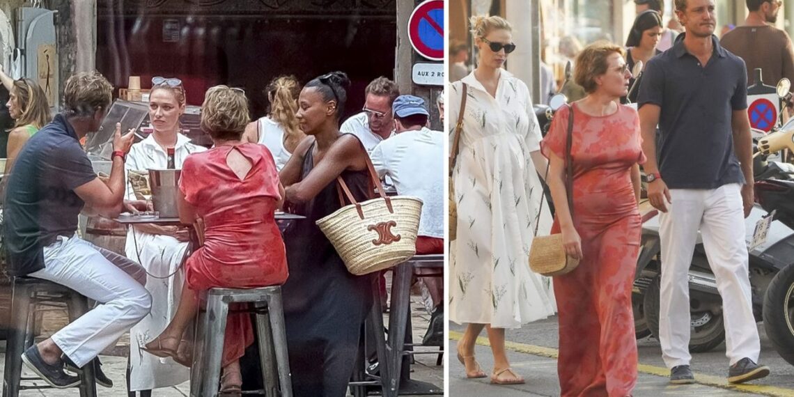 Beatrice Borromeo rescata su vestido camisero favorito y lo lleva con sandalias planas en verano 2025