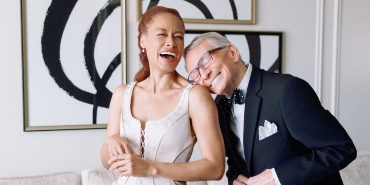 Bob Mackie Came Out of Retirement to Design This Bride’s Bespoke Wedding Gown