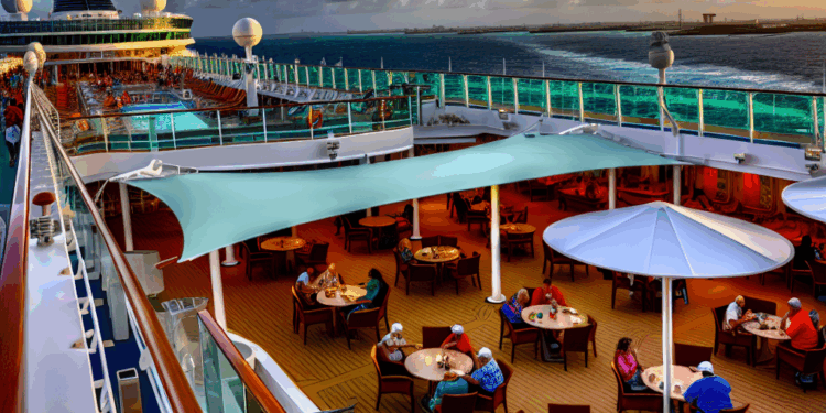 Video exhibe batalla campal entre pasajeros por “tenders de pollo” en el Carnival Sunshine rumbo a Miami