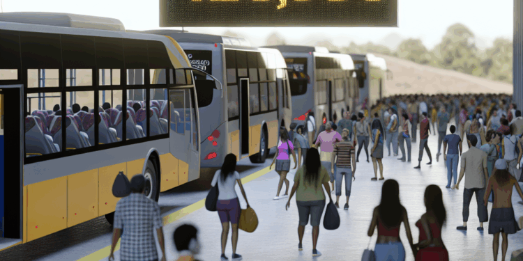 Dbus sumó en la víspera de la Virgen 128.310 viajes, la segunda mejor marca de su historia en un día