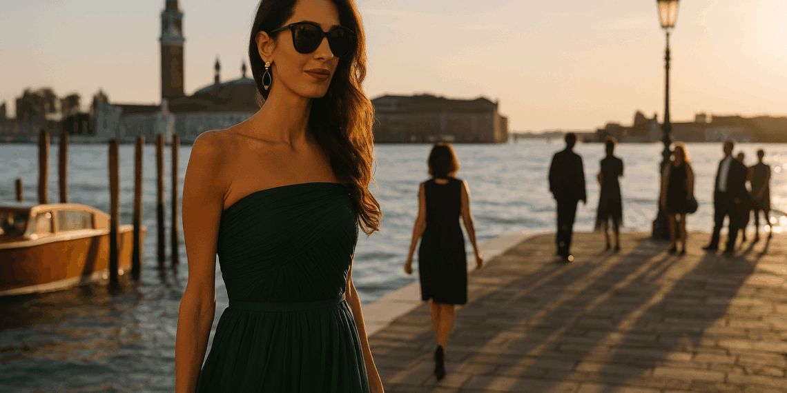 Amal Clooney’s Venice Film Festival Glam Says Summer Isn’t Over Yet