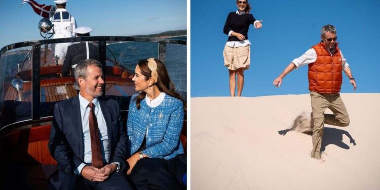 El rey Federico y Mary de Dinamarca apuran el crucero de verano y regalan estas fotos en plan luna de miel