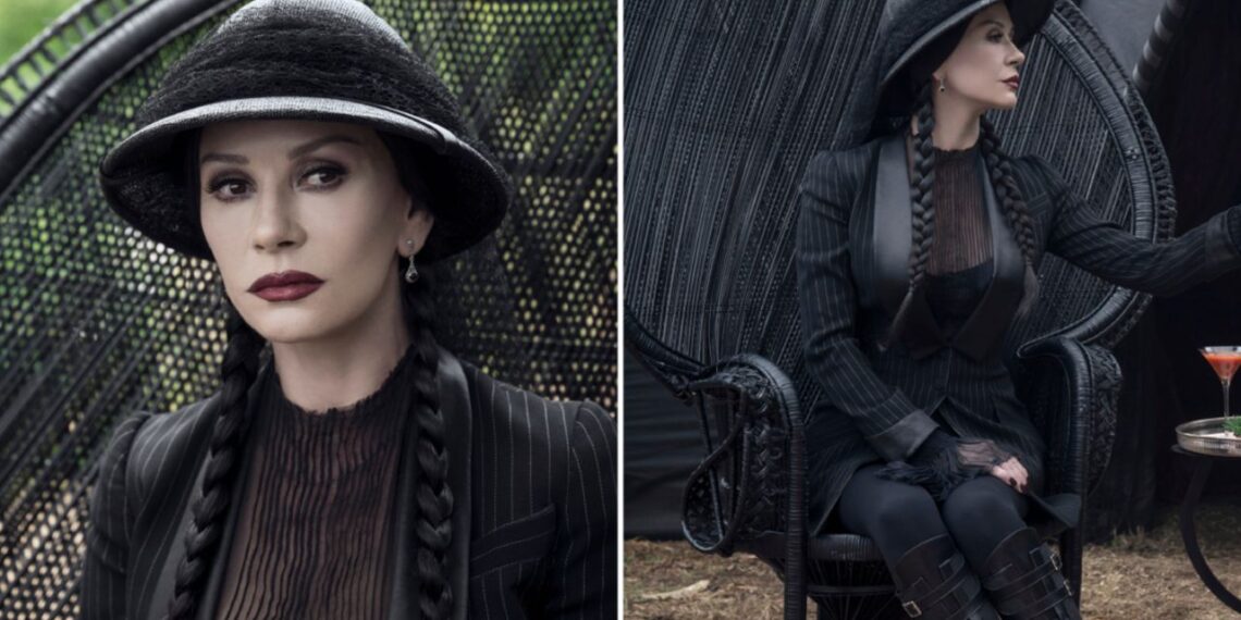 El signficado de las botas combat con leggings que Morticia Addams luce en Merlina