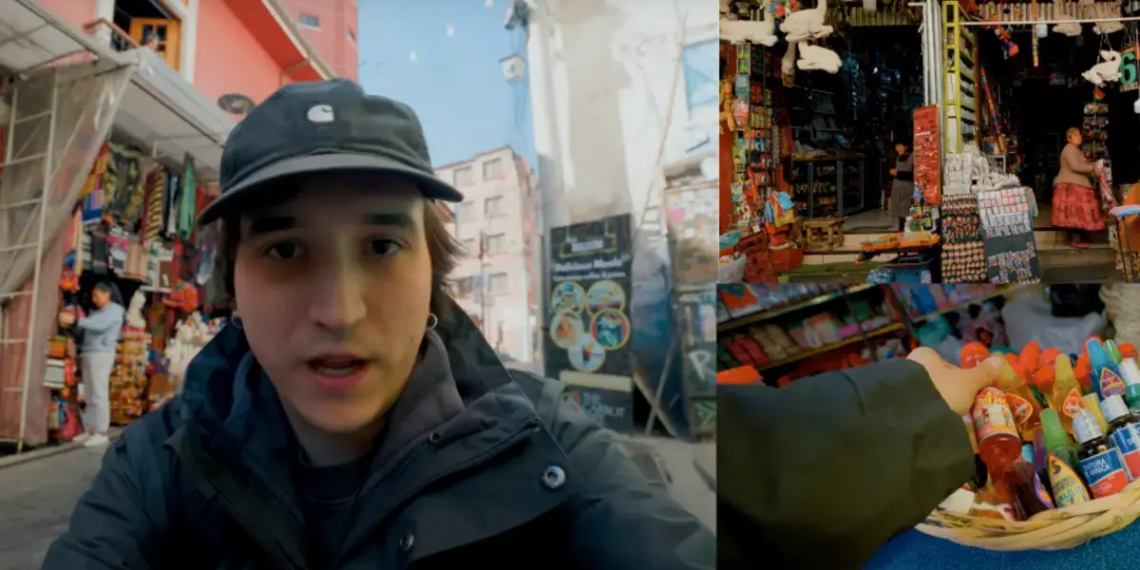 'Influencer' de viajes muestra cómo es el mercado de las brujas más turístico de La Paz, Bolivia: 'Se preserva la cultura'